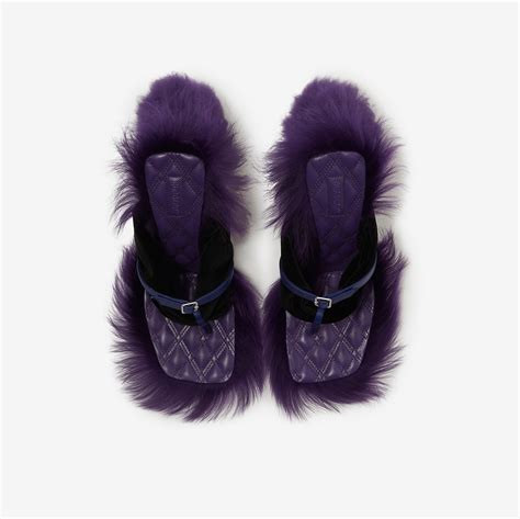 burberry fur sandals|burberry sandals for women.